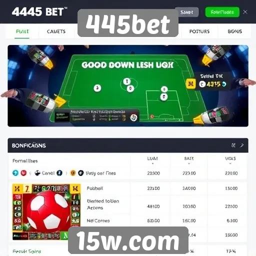 Bonificações e promoções do site 445bet